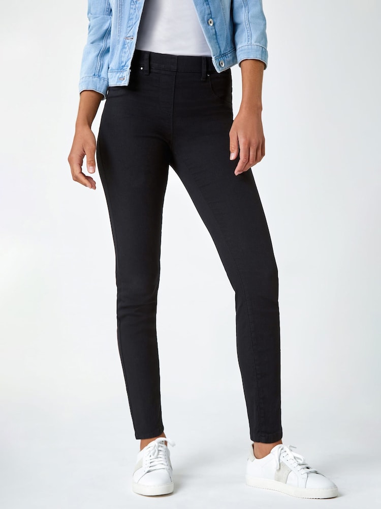 Roman Black Originals Full Length Denim Jeggings - Image 1 of 6