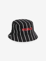 HUGO seau à logo imprimé sur l’ensemble Chapeau noir - Image 1 of 1
