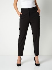 Roman Black Originals Straight Leg Tapered Trousers - Image 1 of 4