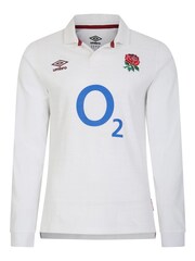 Umbro White Blue England Home Classic Rugby Jersey - Image 1 of 2