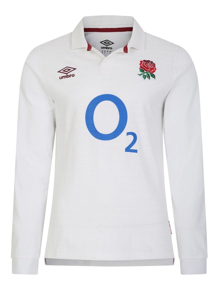 Umbro White Blue England Home Classic Rugby Jersey - Image 1 of 2