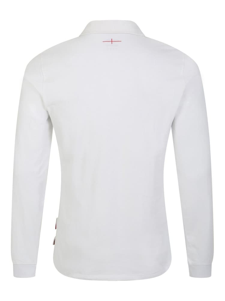 Umbro White Blue England Home Classic Rugby Jersey - Image 2 of 2