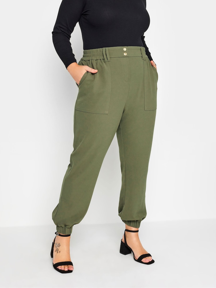 Grün - Yours Curve Cargo Scuba Jogginghose - Bild 1 von 8 Grün - Yours Curve Cargo Scuba Jogginghose - Bild 1 von 8