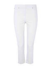 Roman White Cropped Denim Jeggings - Image 3 of 3