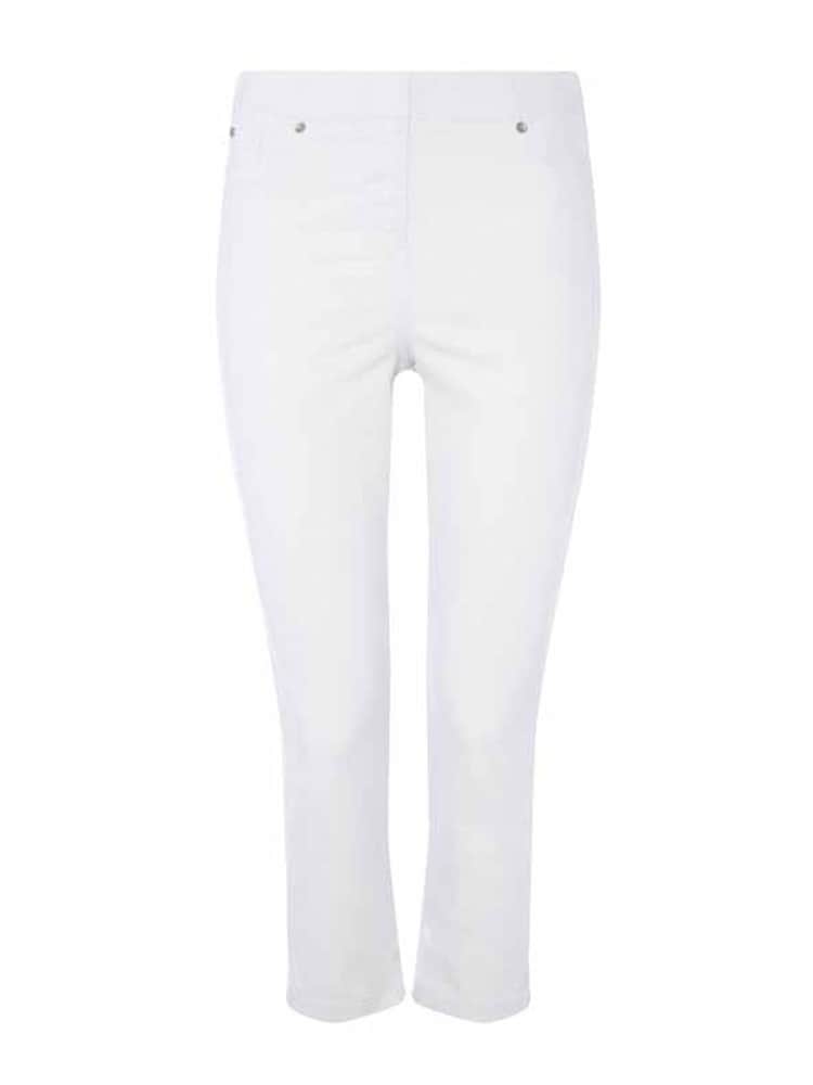 Roman White Cropped Denim Jeggings - Image 3 of 3