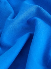 Cobalt Blue Short Sleeve Bubble Hem T-Shirt - Image 6 of 6