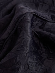 Navy Cap Sleeve Drawstring Detail Top - Image 6 of 6