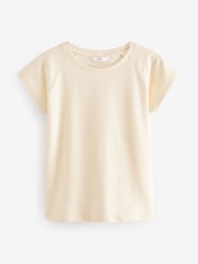 Ecru Towelling Short Sleeve T-Shirt - Image 4 of 4