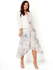 Roman Pink Tailored Jacquard Jacket - Image 3 of 4