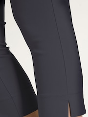 Roman Grey Chrome Cropped Stretch Capri Trousers - Image 4 of 4