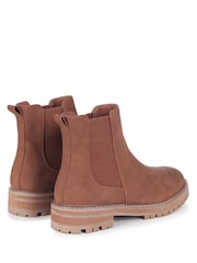 Linzi Brown Classic Pull On Casual Chelsea Boots - Image 3 of 4