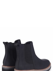 Linzi Black Classic Pull On Casual Chelsea Boots - Image 4 of 4