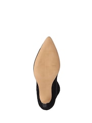 Jones Bootmaker Luisa Leather Stiletto Black Heels Boots - Image 5 of 5