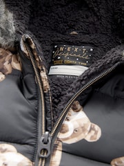 Black Bear Print Snowsuit (3mths-7yrs) - Image 8 of 9