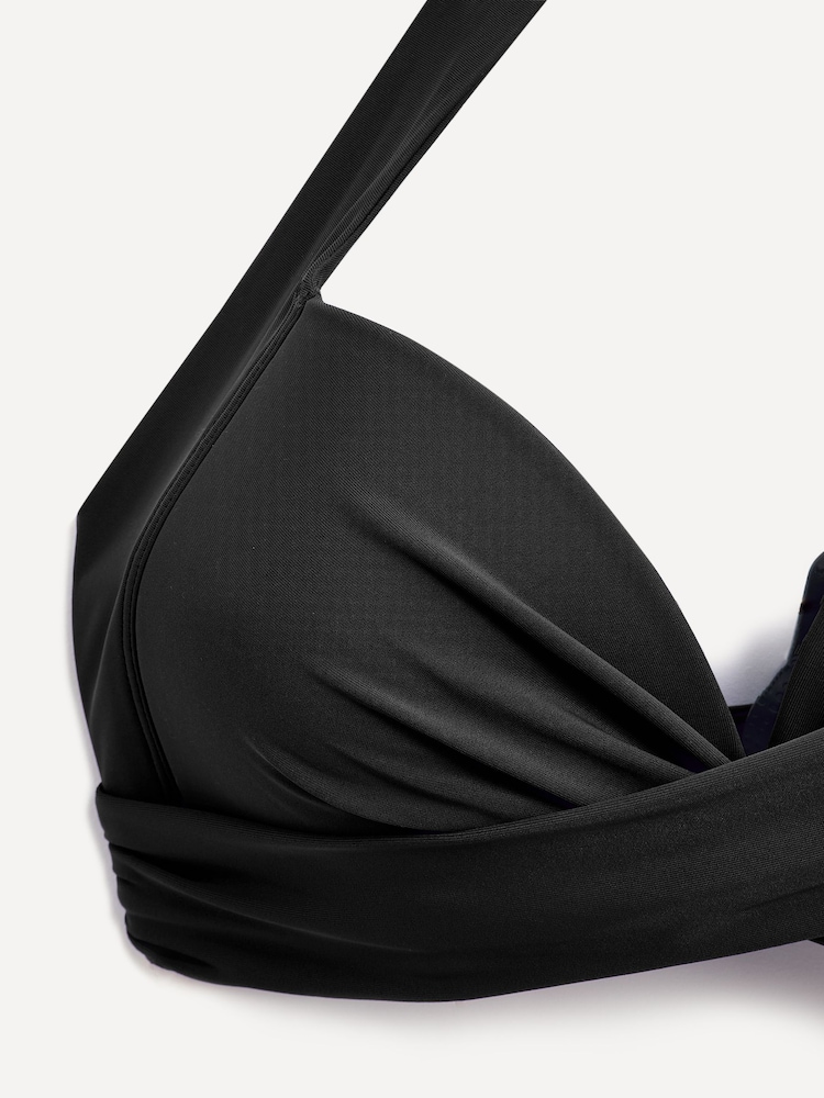 Zwart - Linzi Amalfi voorgevormde bikiniset met hoge taille - Image 4 of 5