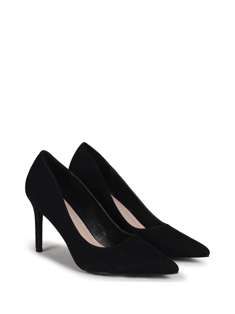 Linzi Black Overjoyed Stiletto Pointed Court Heels - Image 2 of 4