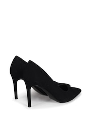Linzi Black Overjoyed Stiletto Pointed Court Heels - Image 3 of 4