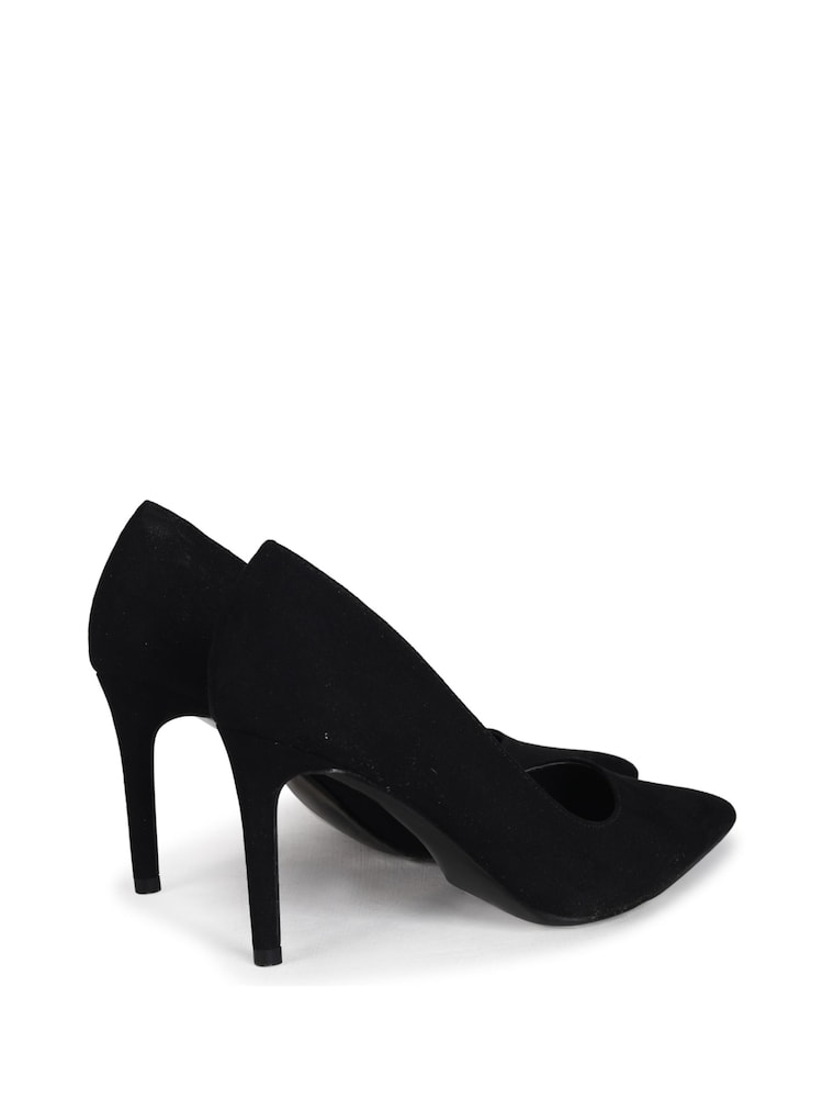 Linzi Black Overjoyed Stiletto Pointed Court Heels - Image 3 of 4