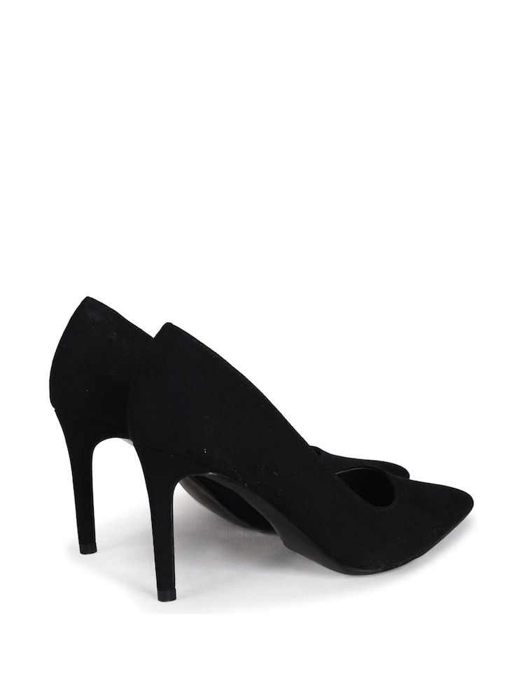 Linzi Black Overjoyed Stiletto Pointed Court Heels - Image 4 of 4