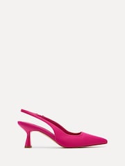 Linzi Pink Presley Stiletto Pointed Court Heels - Image 2 of 5