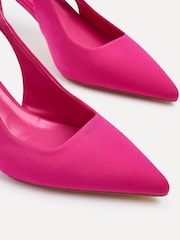 Linzi Pink Presley Stiletto Pointed Court Heels - Image 4 of 5
