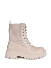 Linzi Brown Blizzard Lace Up Ankle Boots - Image 3 of 5