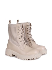 Linzi Brown Blizzard Lace Up Ankle Boots - Image 4 of 5