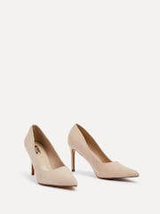 Linzi Cream Overjoyed Stiletto Pointed Court Heels - Image 3 of 5