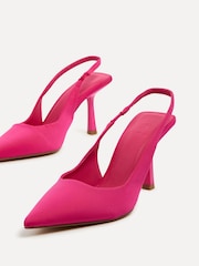 Rosa - Zapatos de tacón tipo salón con tira trasera Fling de Linzi - Imagen 4 de 4