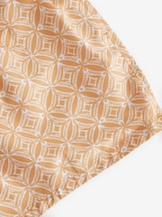 Orange Geo Tile Printed Swim Shorts - Image 8 of 12