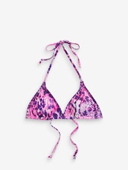 Myleene Klass Pink Snake Triangle Bikini Top - Image 11 of 11