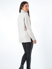 Roman Cream Turtleneck Jumper - Image 2 of 5