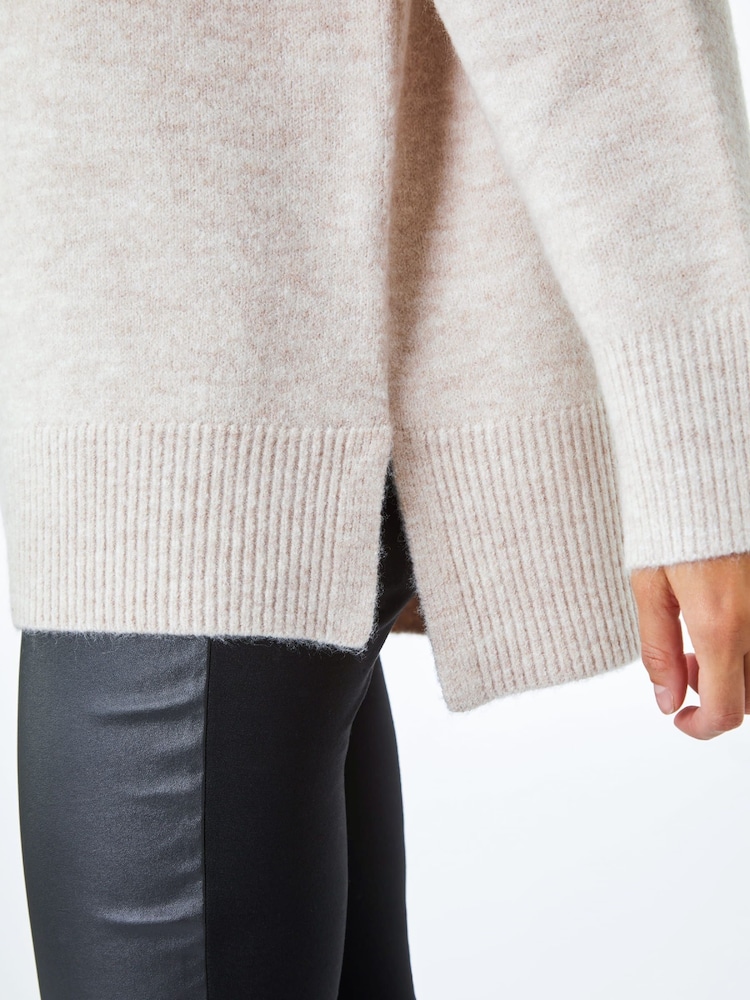 Roman Cream Turtleneck Jumper - Image 5 of 5