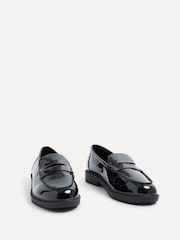 Linzi Black Cartia Wide Fit Penny Loafers - Image 3 of 5