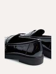 Linzi Black Cartia Wide Fit Penny Loafers - Image 5 of 5