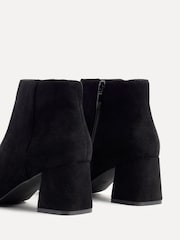 Linzi Black Suede Verse Block Heeled Ankle Boots - Image 5 of 5