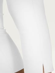 Roman White Cropped Stretch Capri Trousers - Image 3 of 4