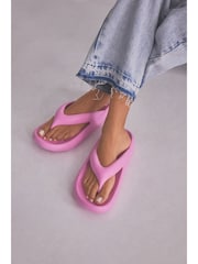 Pink self. Chunky Flip Flops - Image 1 of 7