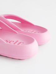 Pink self. Chunky Flip Flops - Image 6 of 7