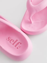Pink self. Chunky Flip Flops - Image 7 of 7