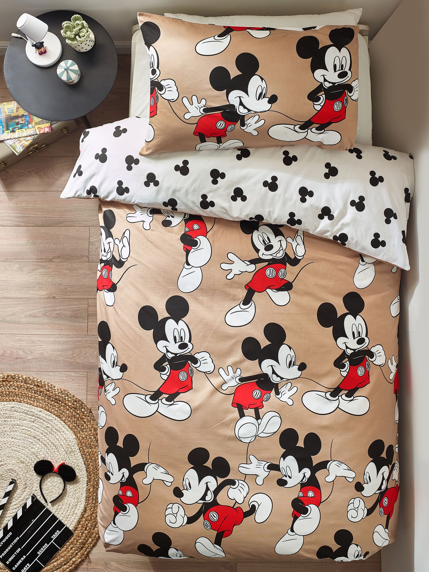 Mickey mouse cot bed duvet set cheap