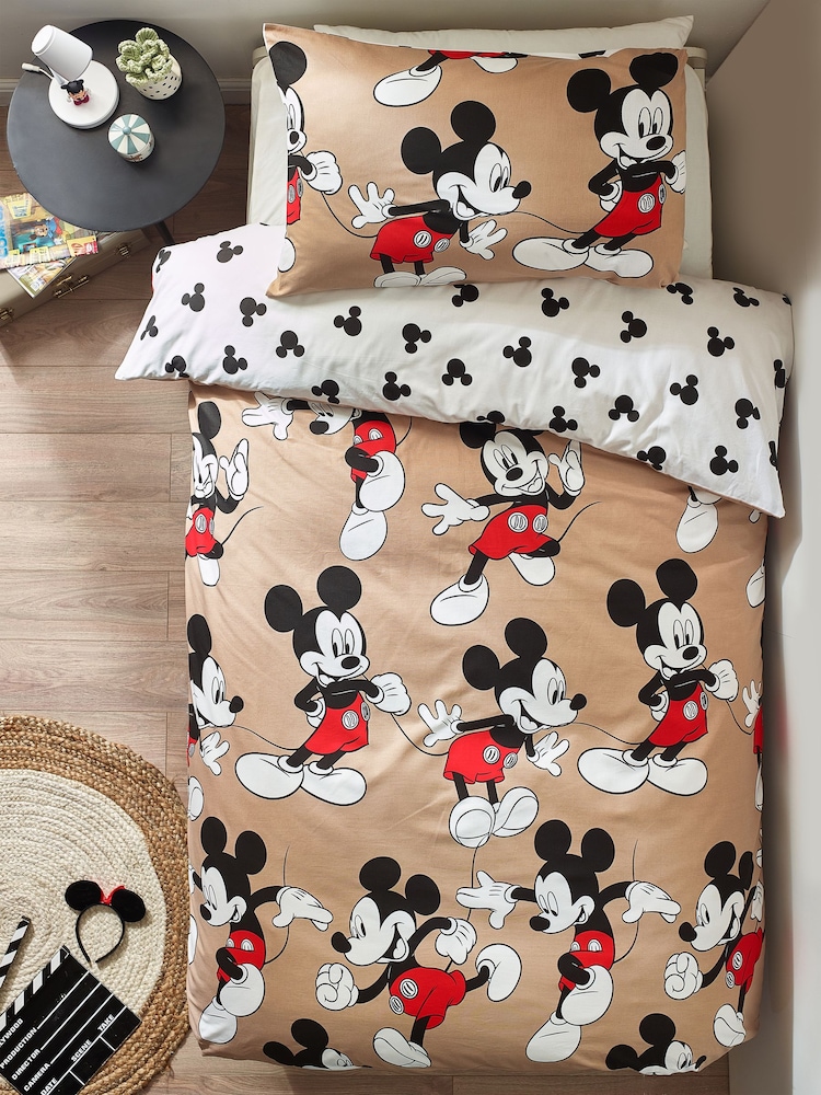 Mickey Mouse 100% Cotton Duvet Cover and Pillowcase Set - Image 3 of 7