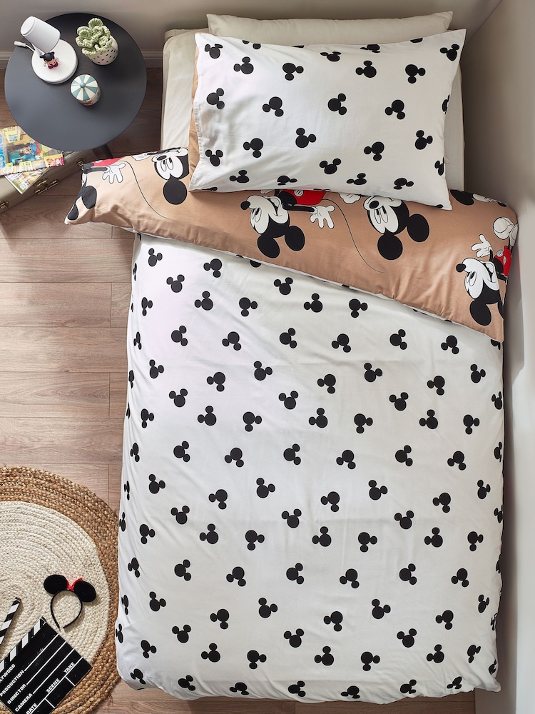 Mickey Mouse 100% Cotton Duvet Cover and Pillowcase Set - Image 4 of 7