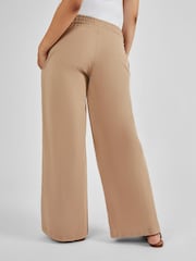 JoJo Maman Bébé Natural Linen Blend Maternity Trousers - Image 2 of 4