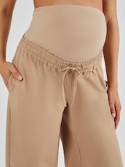 JoJo Maman Bébé Natural Linen Blend Maternity Trousers - Image 4 of 4