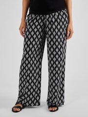 Pantalon large de maternité JoJo Maman Bébé Batik - Image 1 of 4