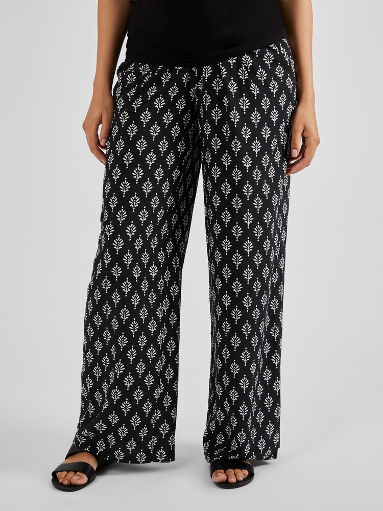 Pantalon large de maternité JoJo Maman Bébé Batik - Image 1 of 4