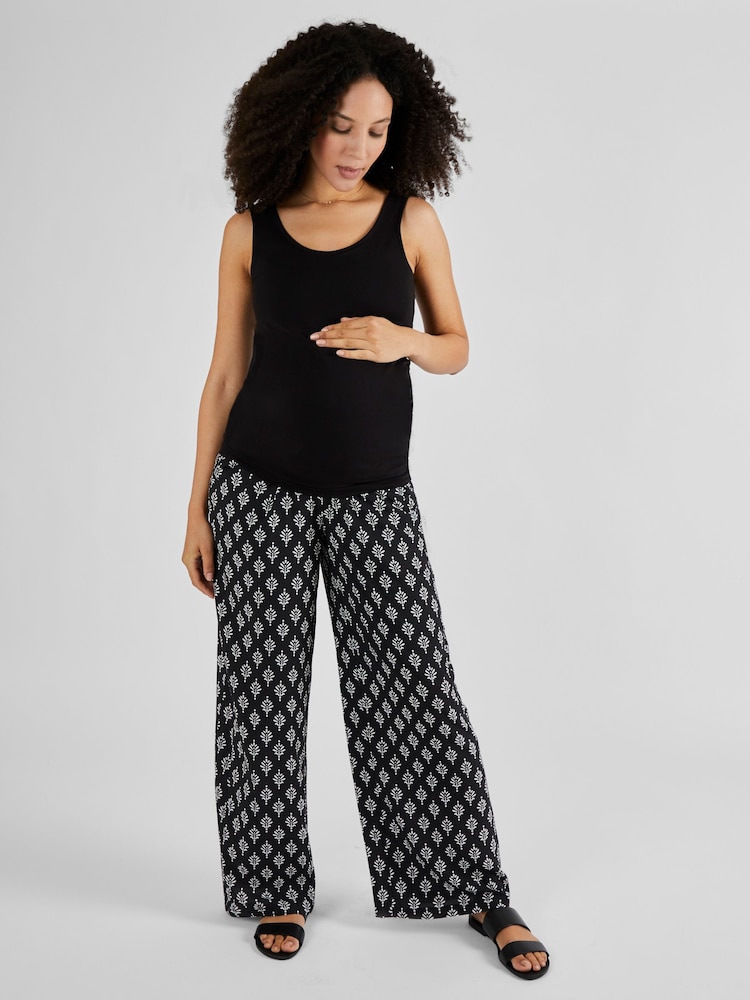 Pantalon large de maternité JoJo Maman Bébé Batik - Image 3 of 4
