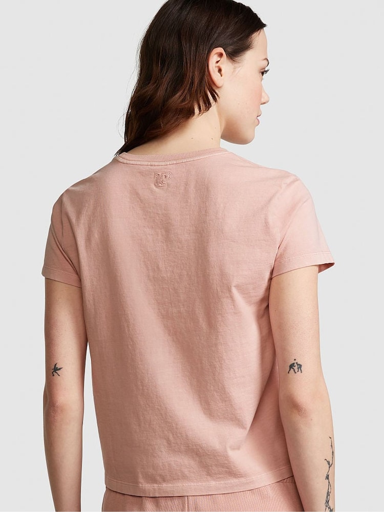 Victoria's Secret PINK Wanna Be Pink Short Sleeve Dreamer T-Shirt - Image 2 of 3