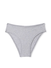 Victoria's Secret PINK Heather Medium Grey Cotton Cheeky Knickers - Image 3 of 3